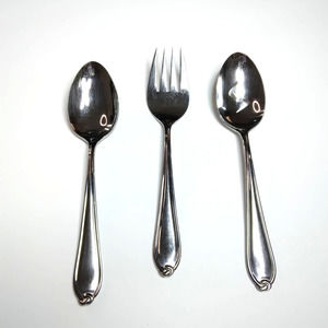 The Cellar bow knot flatware serving spoons set of 3